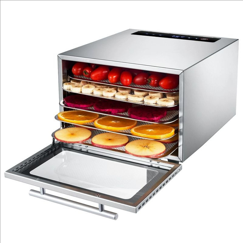 Food Snacks Making Machine - 5-laags roestvrijstalen voedseldroger, kleine huishoudelijke fruit-