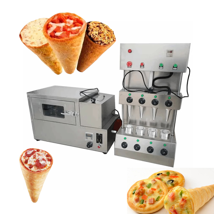 Food Snacks Making Machine - Automatische conische pizzahoorntjesmachine voor streetfood &