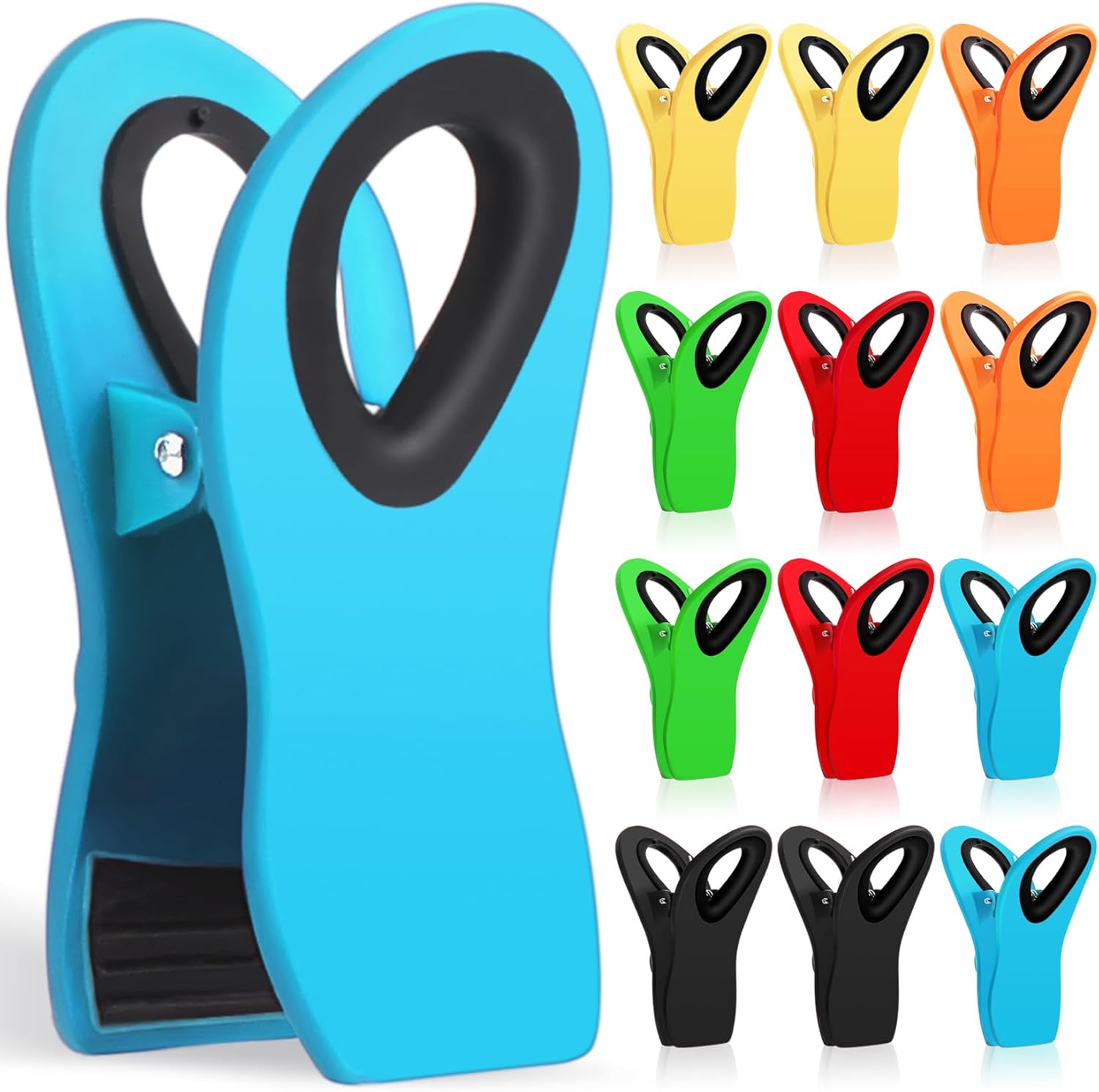 Food Snacks Images - 12-pack chipclips voor voedselverpakkingen, stevige plastic