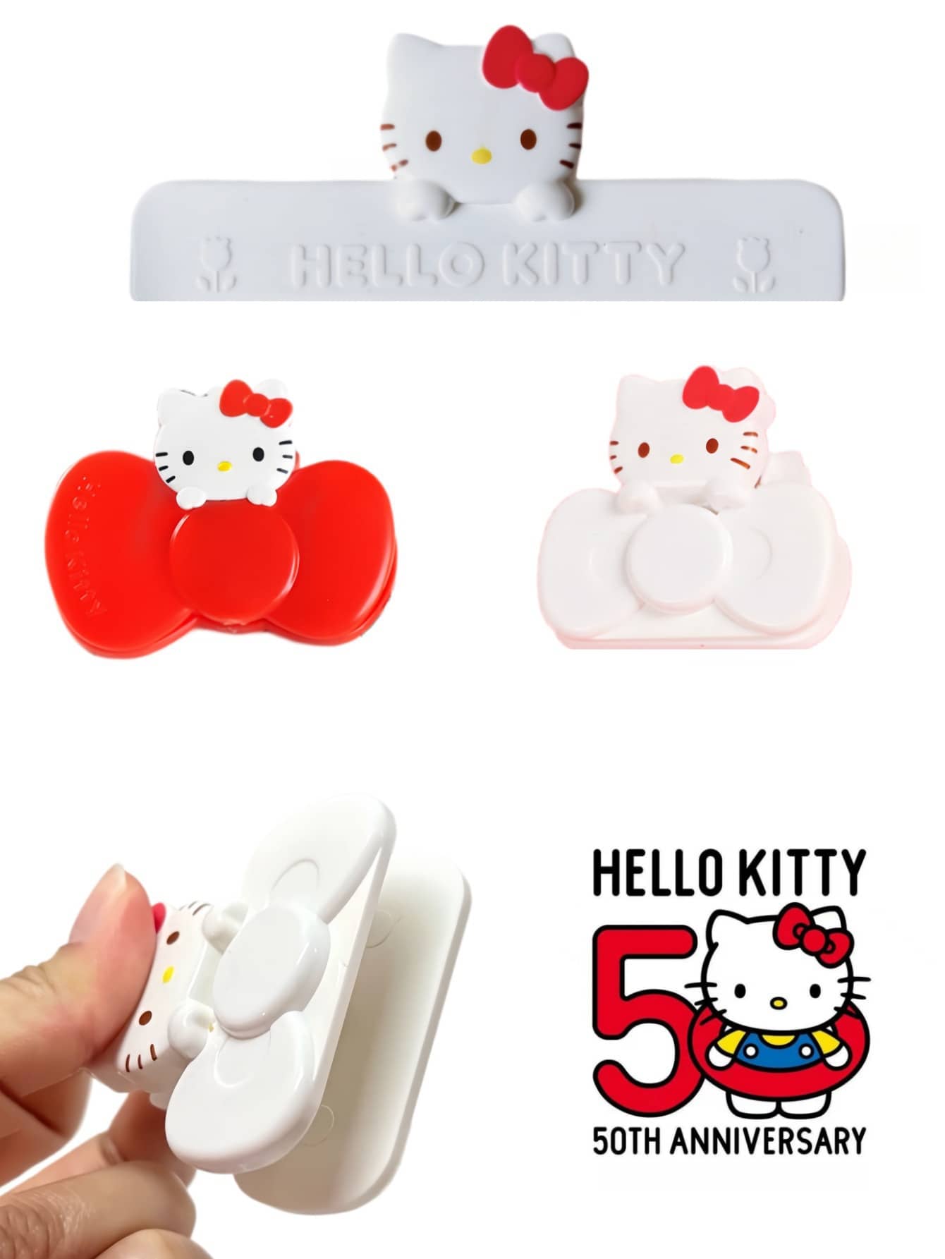 Food Good Snacks - 1/2 stks/set hellokittys Voedselzak Clips met