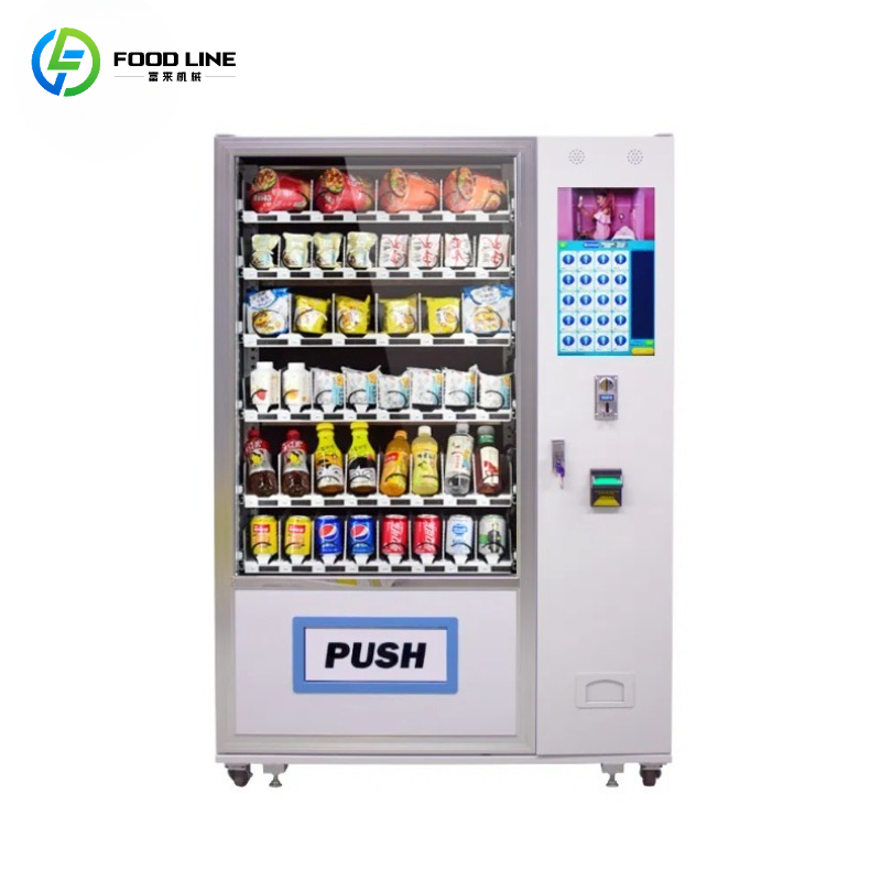 Food Snacks Drinks - Op maat gemaakte touchscreen snackautomaat voor