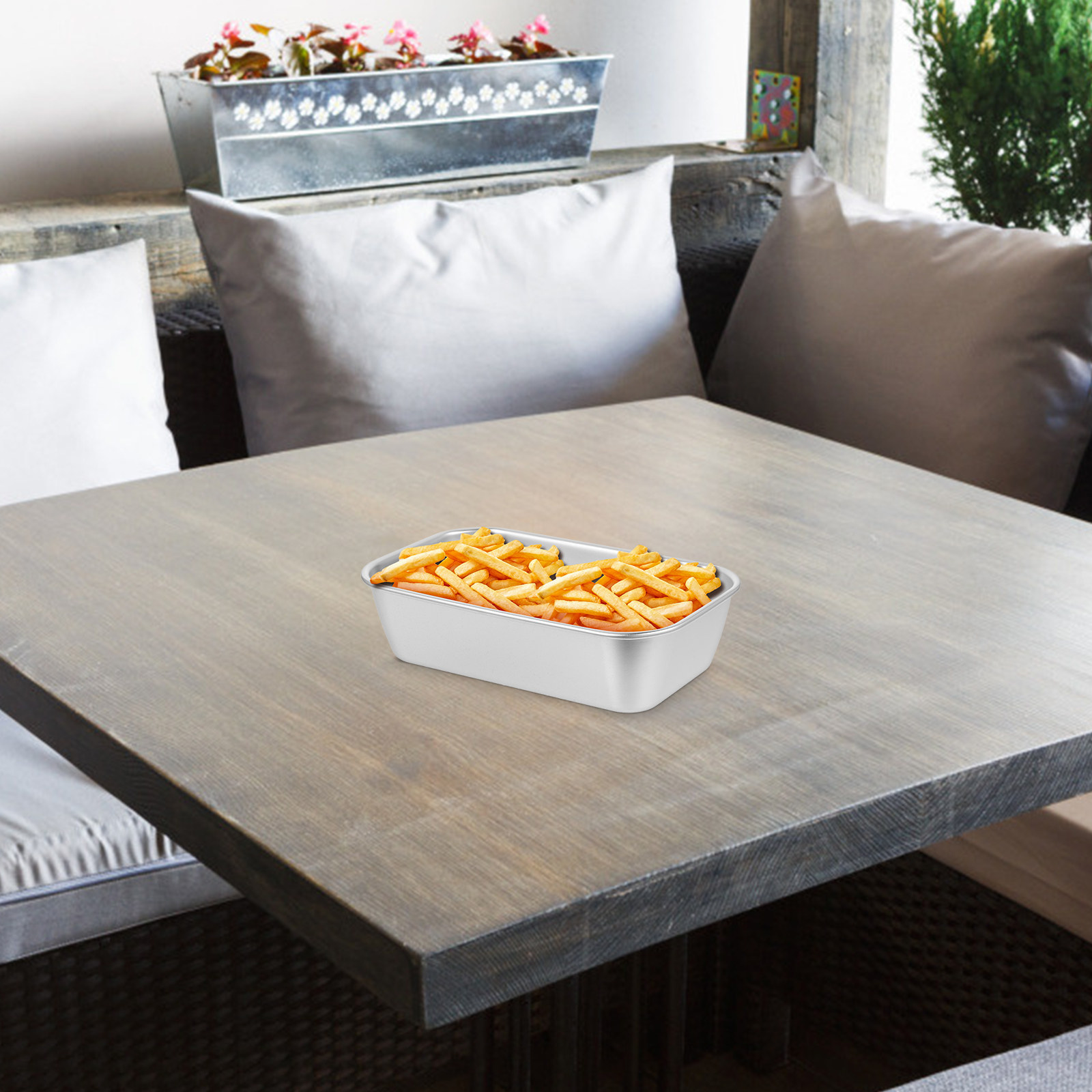 Hoogwaardige, vierkante servee - Quality Food Snacks recensie en prijs