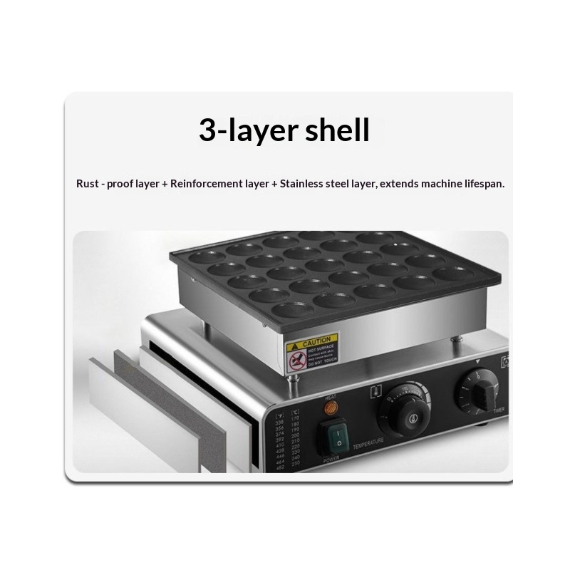 Elektrische pannenkoekenbakpla - Food Snacks Making Machine recensie en prijs