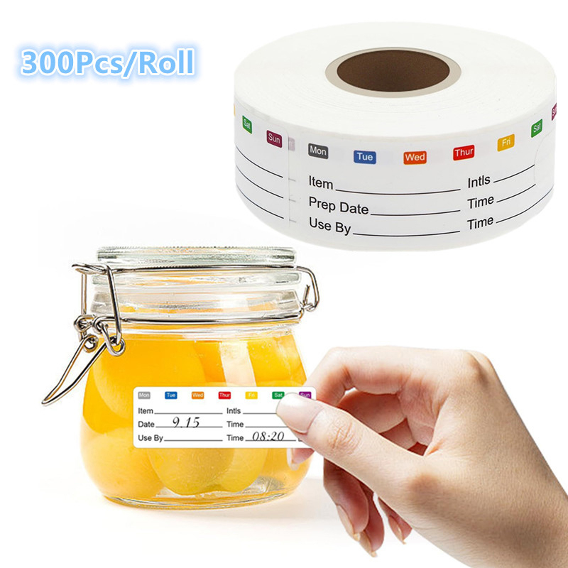300 Stuks/Roll Keuken Datum Vo - Snacks Food Labels recensie en prijs