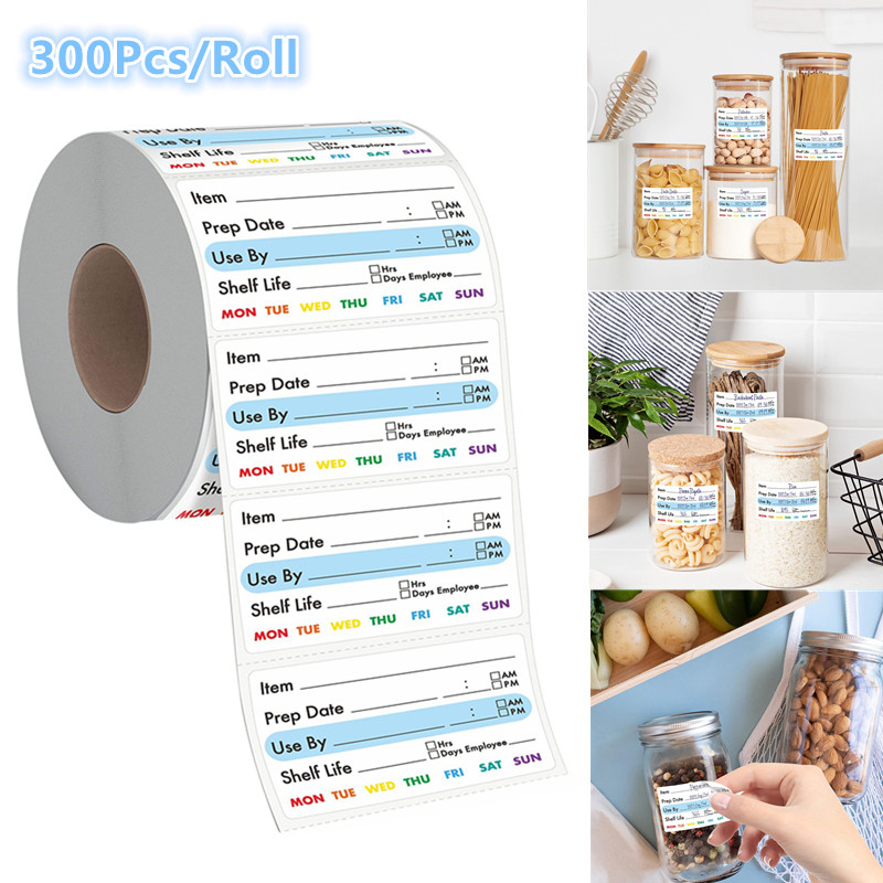 ^300 Stuks/Roll Keuken Datum V - Snacks Food Labels recensie en prijs