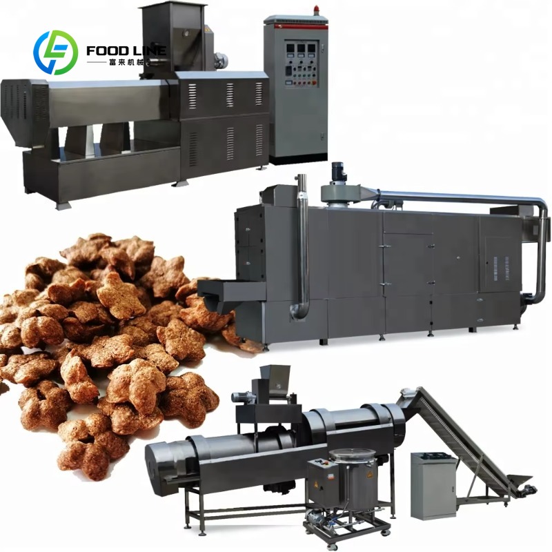 Geavanceerde dubbele schroefex - Food Snacks Making Machine recensie en prijs