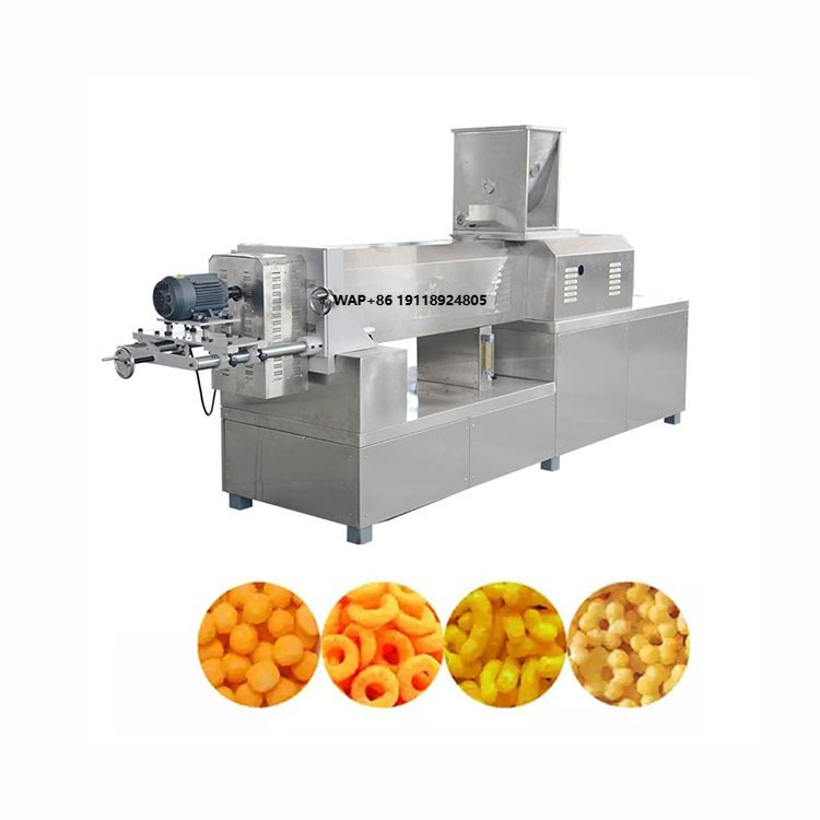 Gepofte maïsrijst snacks voeds - Food Snacks Making Machine recensie en prijs