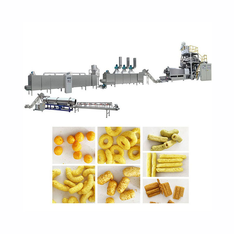 Gepofte maïsrijst snacks voeds - Food Snacks Making Machine recensie en prijs