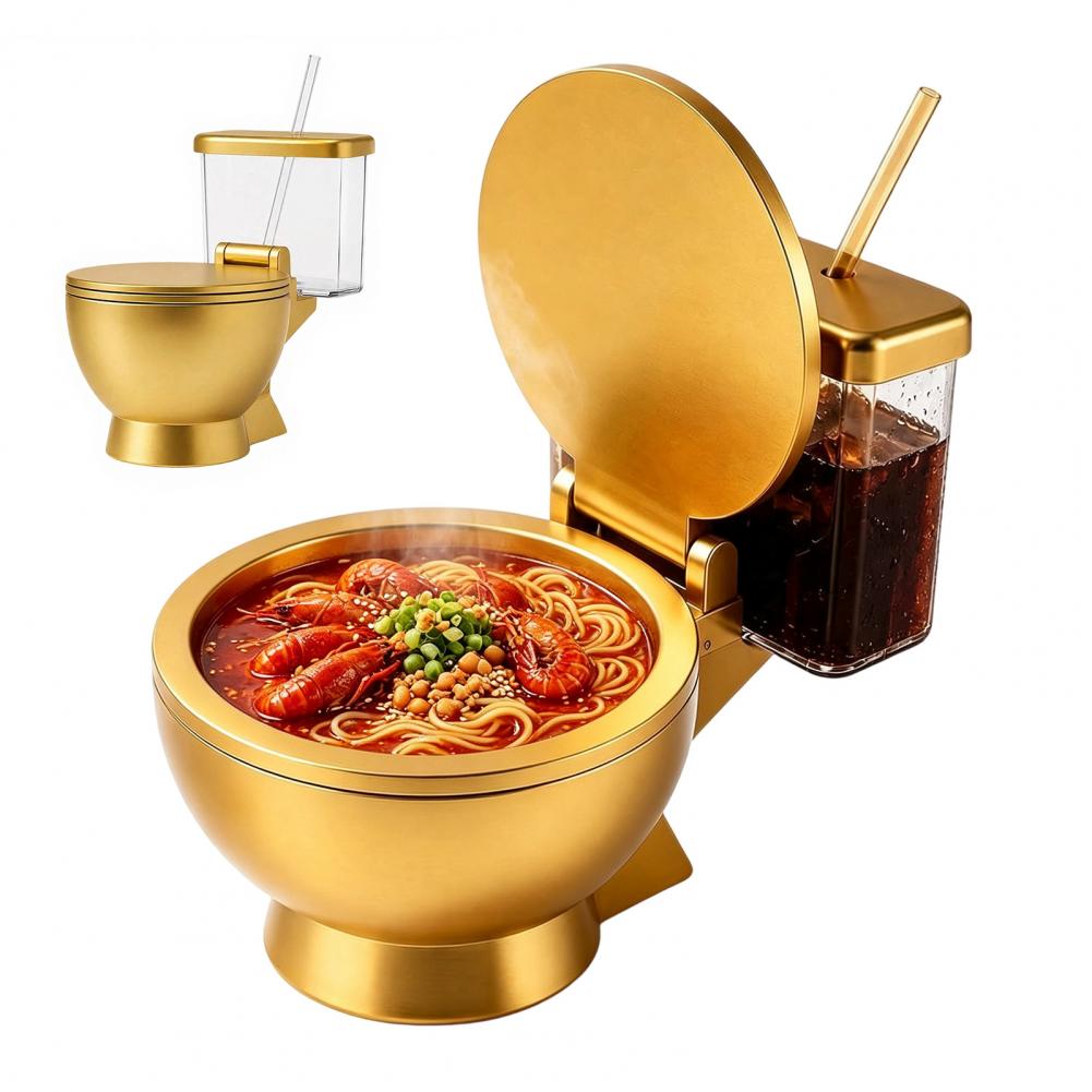 Toiletvormige ramenkomset, ing - Food Snacks Drinks recensie en prijs